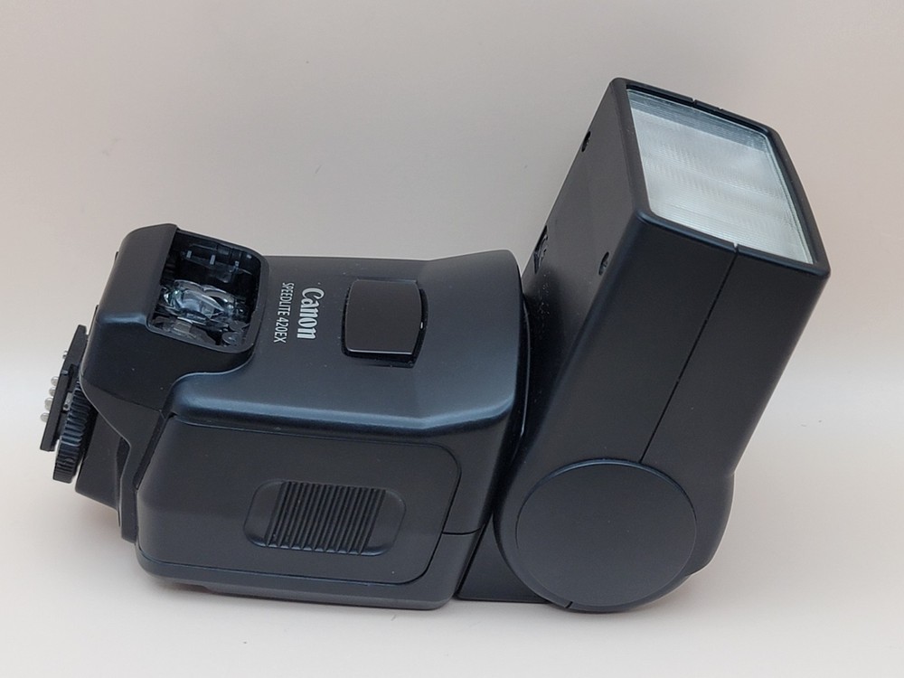 *MISSING PLASTIC PIECE* Canon Speedlite 420EX Shoe Mount Flash for Canon