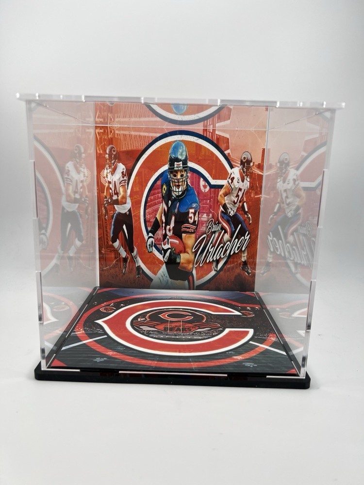 Brian Urlacher Custom Mini Helmet Display or Card Display - Bears