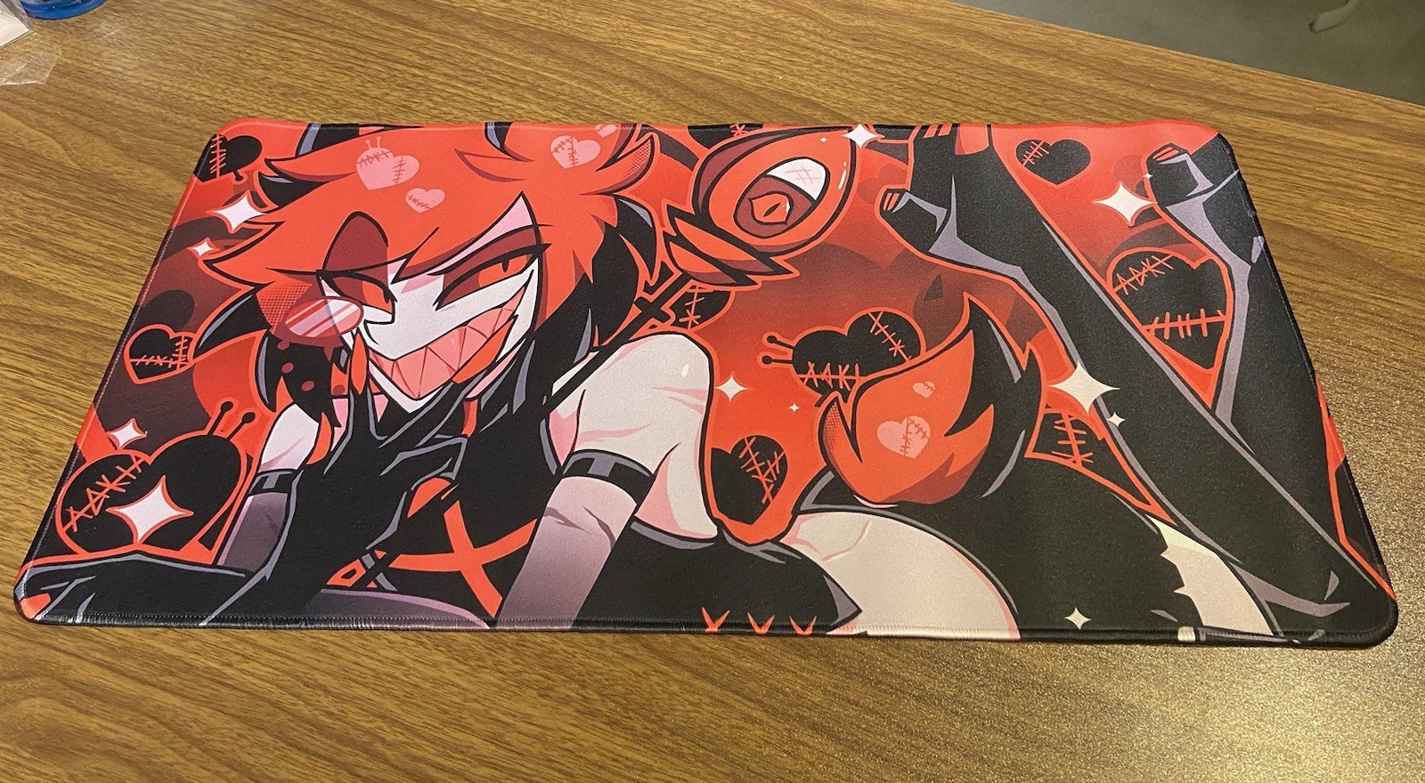 Hazbin Hotel Alastor 23x11x2mm Keyboard Desk Mat - READ DESC FOR DETAILS!