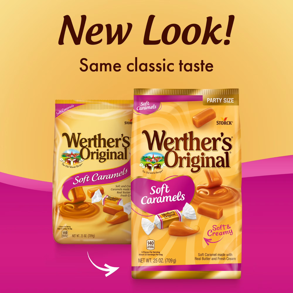 Werther's Original Soft Caramel Candy, 25 oz