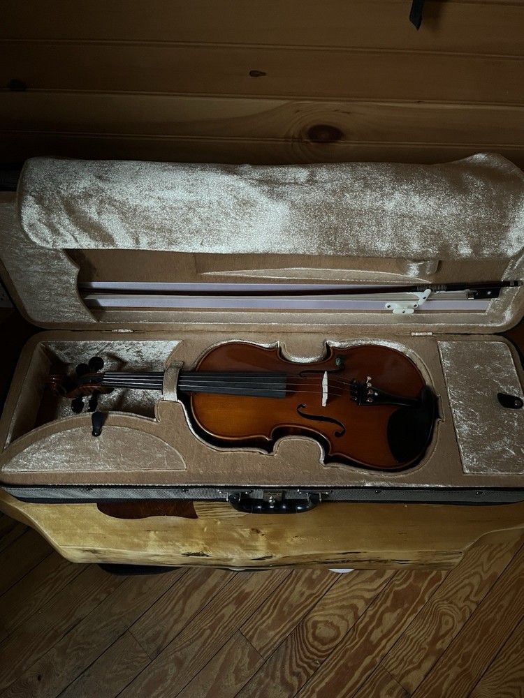 Yitamusic T18 Violin 4/4 Highly Figured Maple Bow And Case