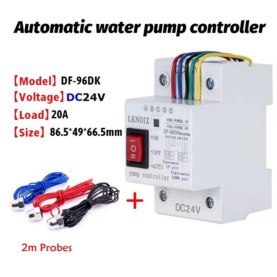 Automatic Water Level Controller Liquid Detection Pump Controller DC12V/24V 20A