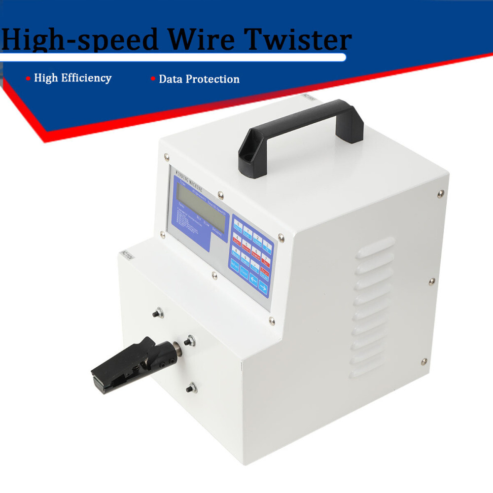 110V High-speed Wire Twisting Machine Automatic Line Strander with LCD Display