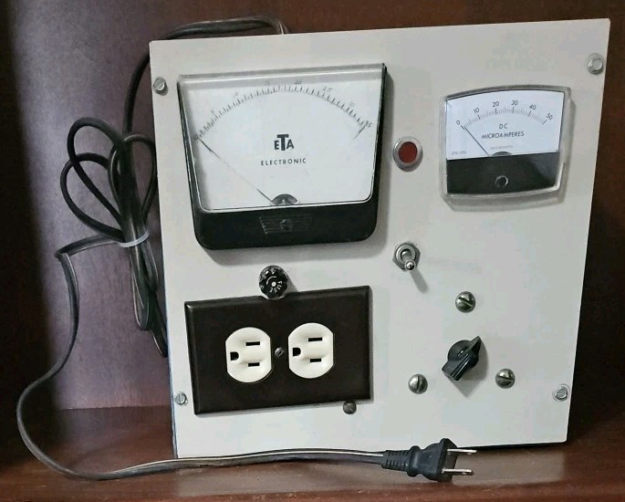Simpson Model 59 Staco AC Variac Variable Transformer ETA Electronic DC Microamp