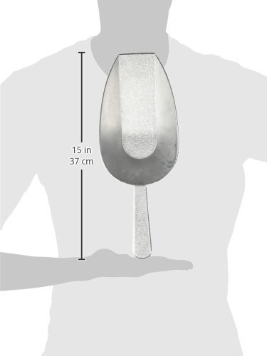 Aluminum Utility Scoop with Flat Bottom 24-Ounce