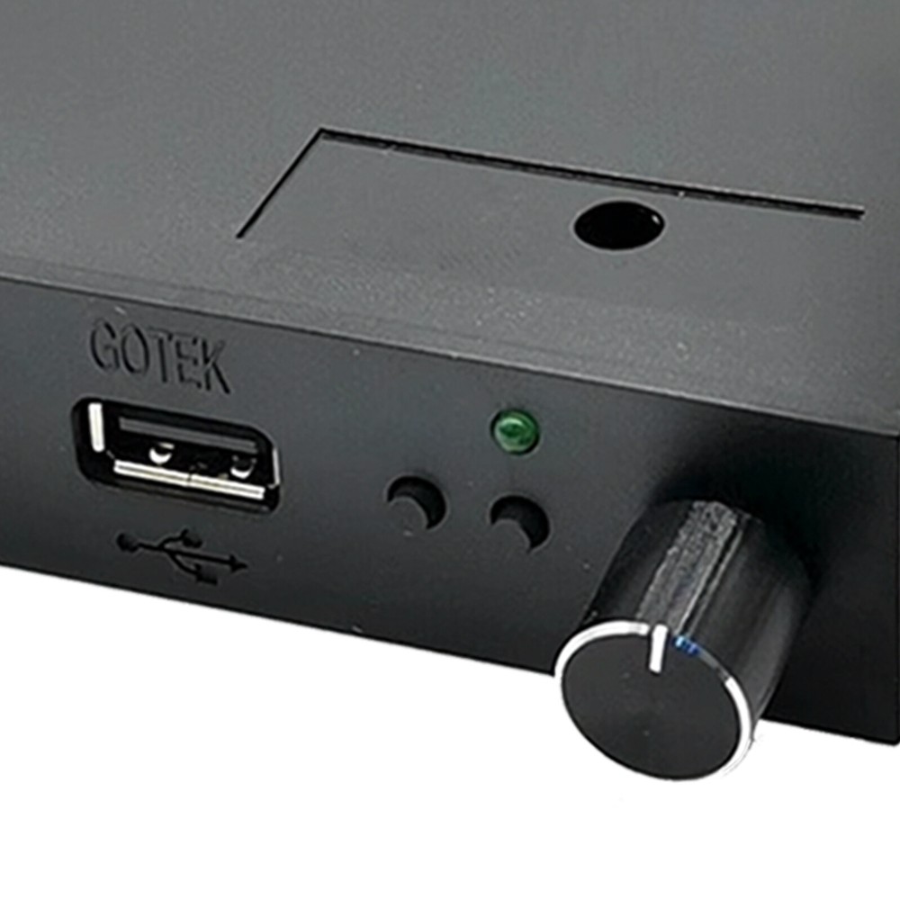 Gotek Floppy Drive Emulator 435 MCU w/ Rotary Encoder OLED FlashFloppy - Black