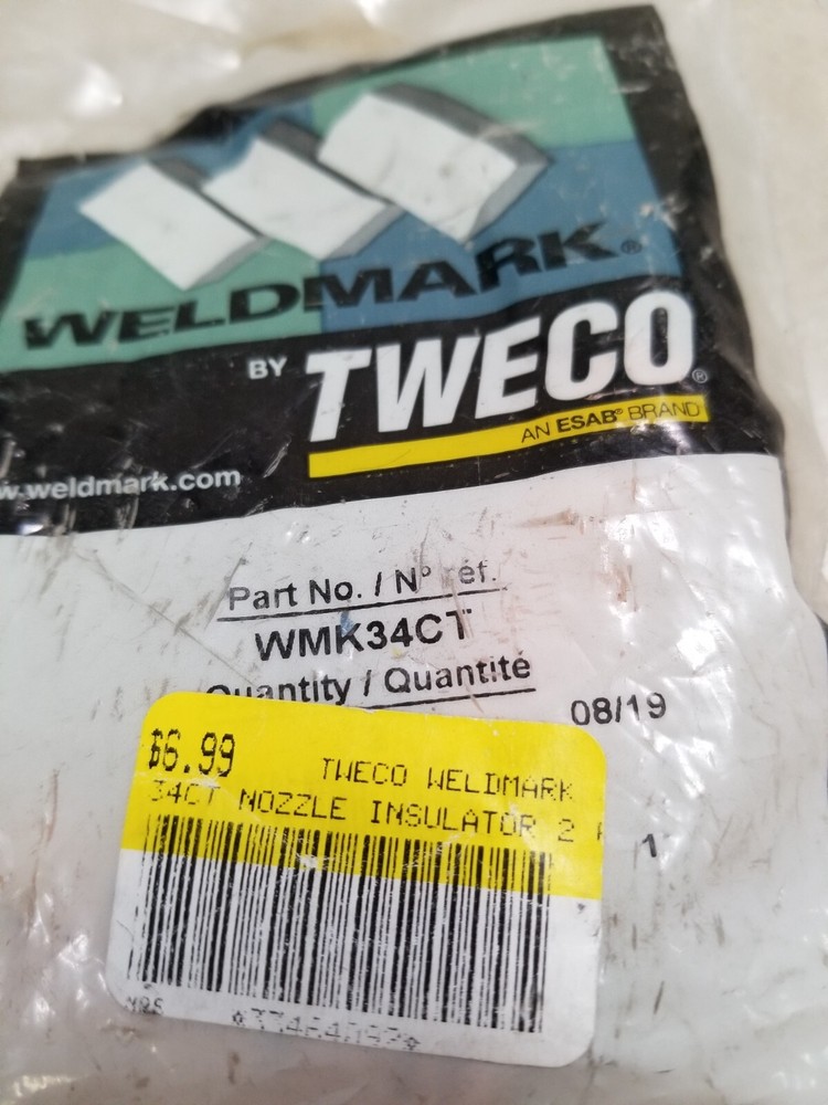TWECO WMK34CT Welding Nozzle Insulator (2 Pack)