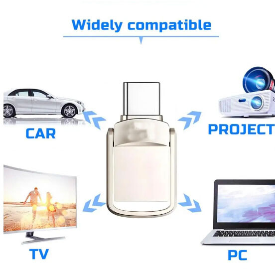 1/2TB Type C/USB-A USB 3.0 Flash Drive Thumb Drive Memory Stick for PC Lapto LOT