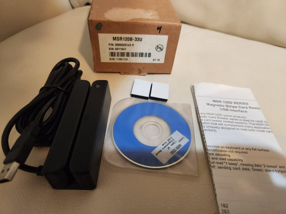 Unitech Magnetic Stripe Reader MSR120B-33U