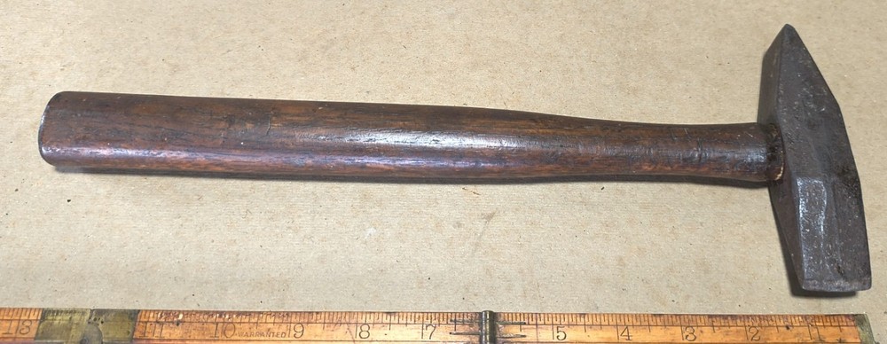 Vintage ABC Scaling Hammer / double diagonal peen