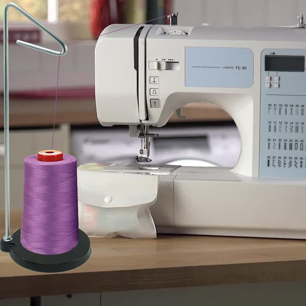 Neon All-Purpose Polyester Thread Pack - 4 Large Cones for Sewing Enthusiasts