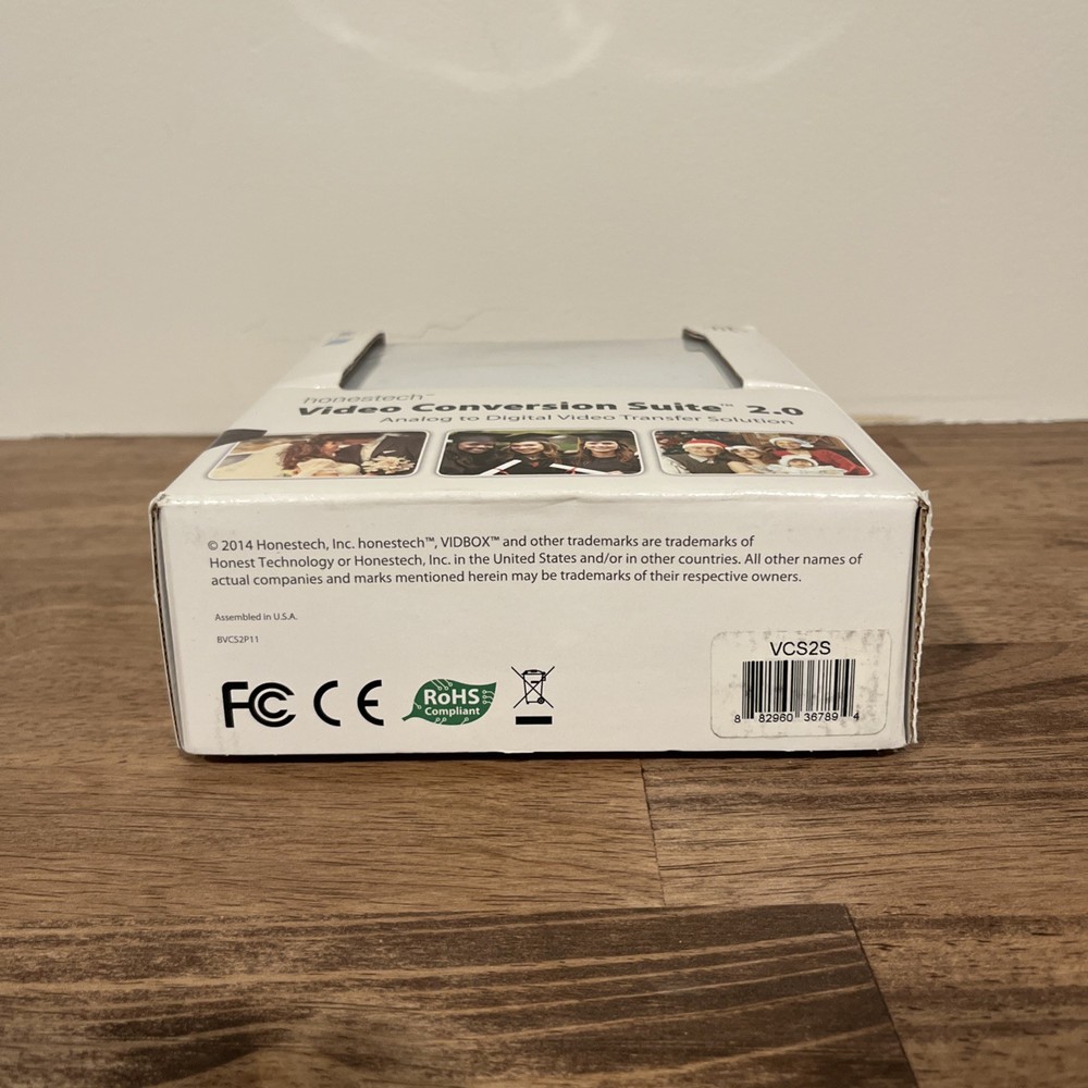 Open Box Vidbox Video Conversion Suite Analog to Digital Transfer Mac PC VCS2S