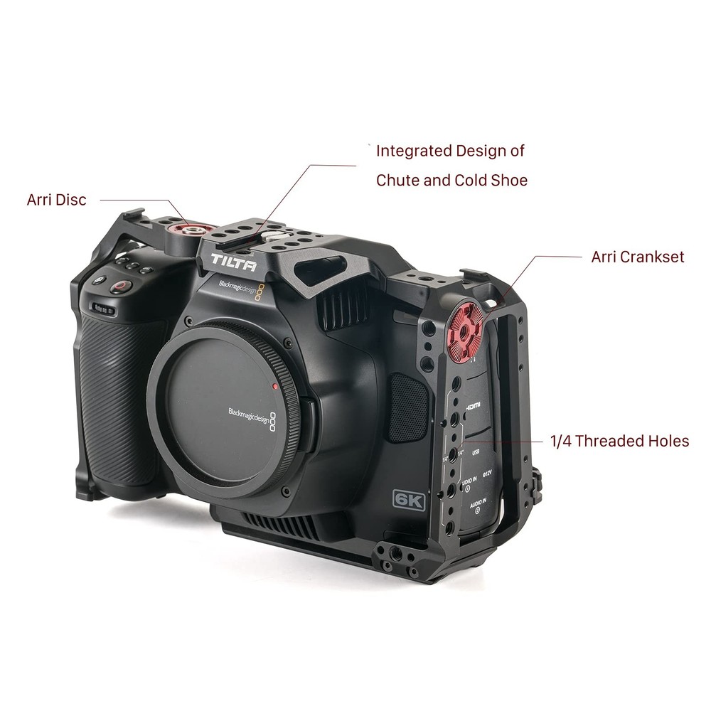 Camera Cage for BMPCC 6K Pro/G2 | Protective Gear | Mount Accessories | Compa...