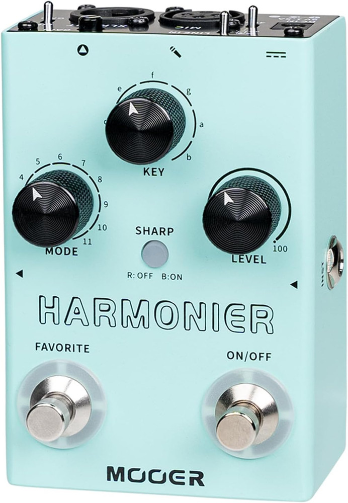Harmonier Vocal Effects Processor Guitar Voice Pedal Vocal Stompbox Microphone A