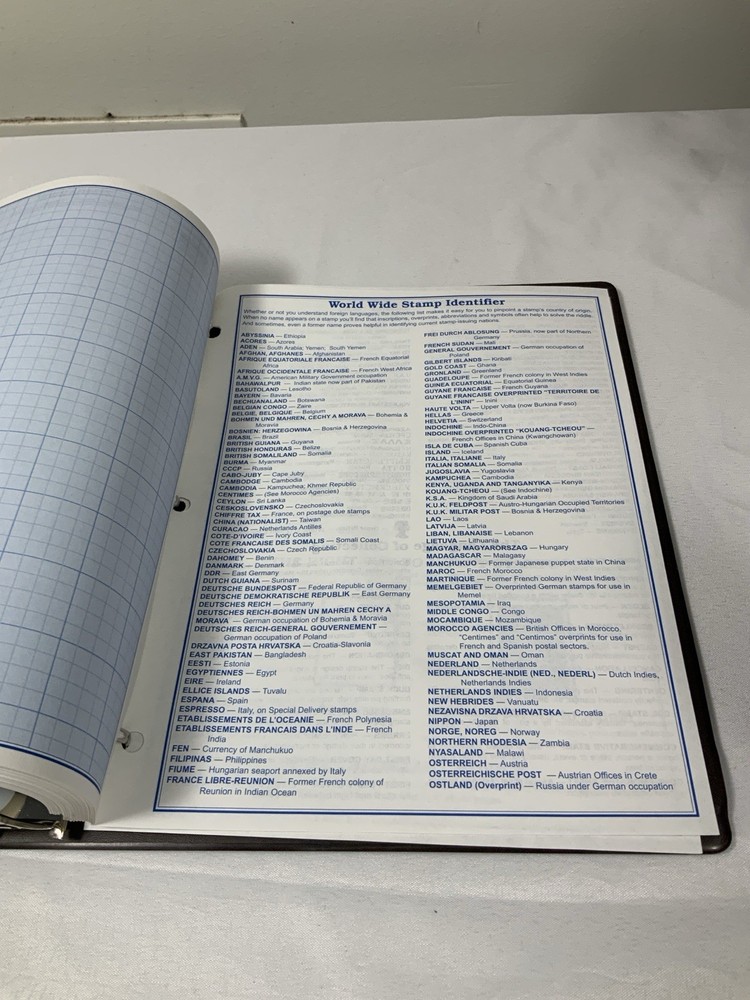 NEW UNUSED The Kenmore World Stamp Album Worldwide w/ Pack Extra Blank Pages