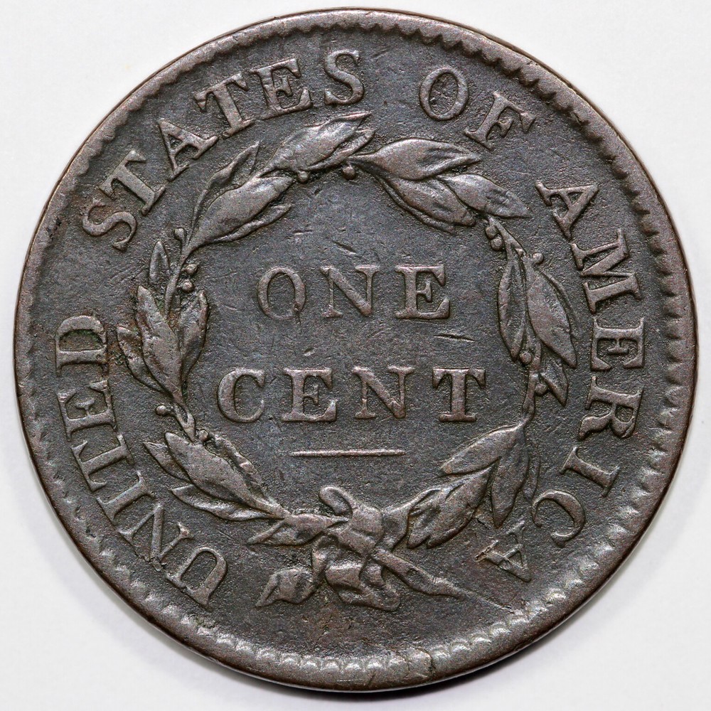 1818 1c Coronet or Matron Head Large Cent