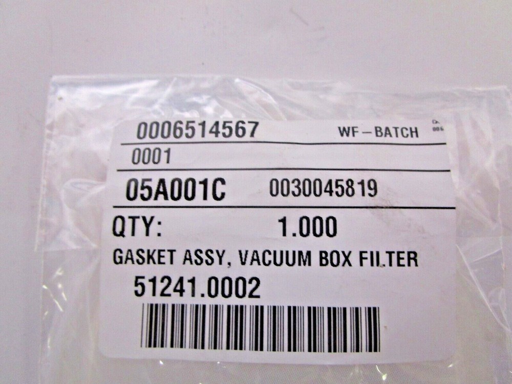 Bunn 51241.0002 Gasket Assembly, Vacuum Box Filter