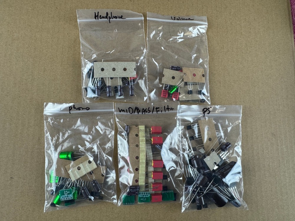 Sansui CA-2000 Complete Rebuild Kit High-Quality Preamp Recap Set Transistors