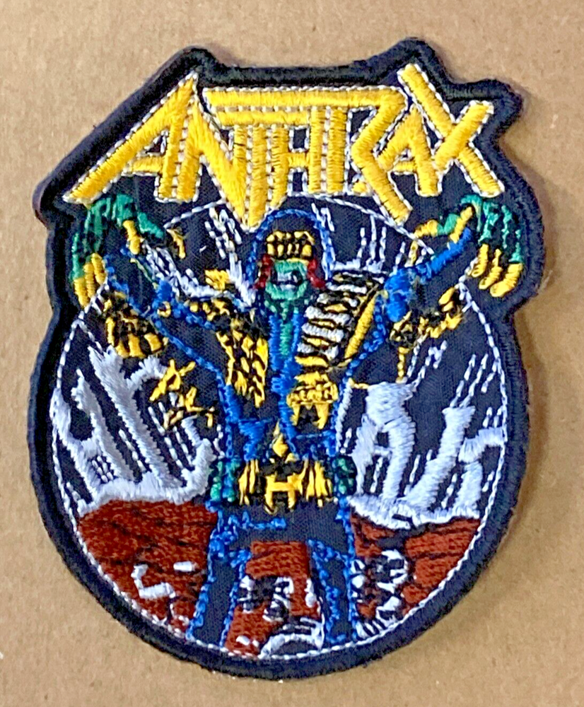 Anthrax ~ I Am The Law ~ Embroidered Patch ~ Iron On