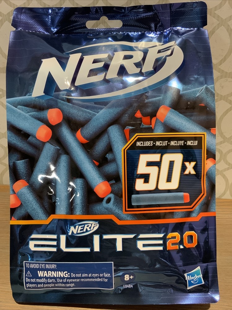 ☄️ Nerf Foam Darts - Elite 2.0 50-Dart Refill Pack 🆕