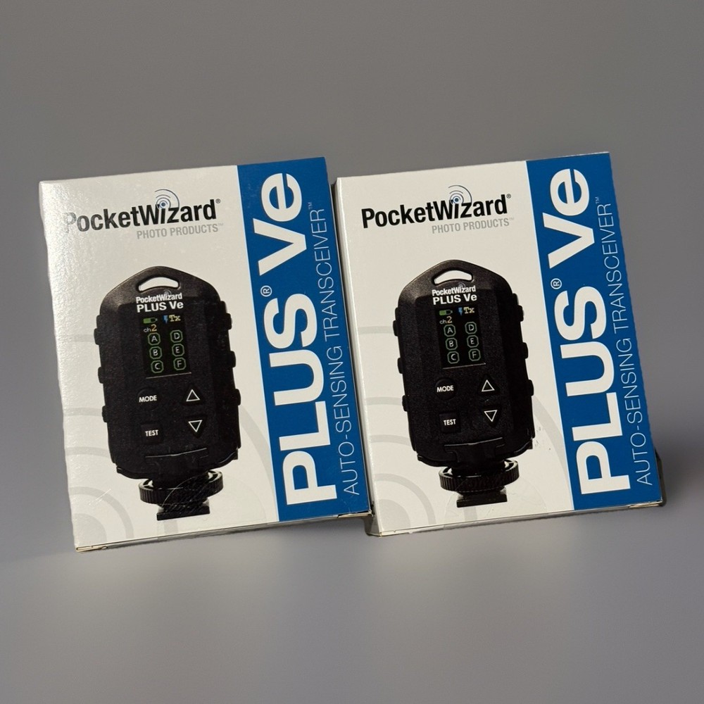 Pocket Wizard Plus Ve Transceivers - 2x - New In Box *In Hand!*