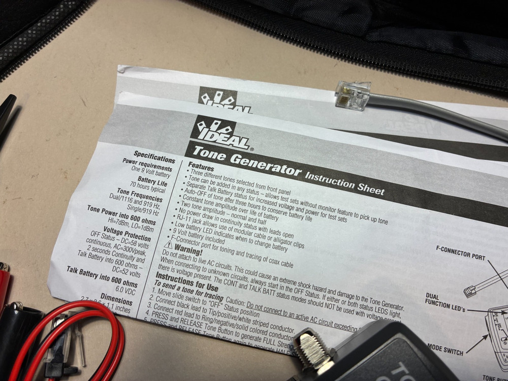 IDEAL TONE GENERATOR