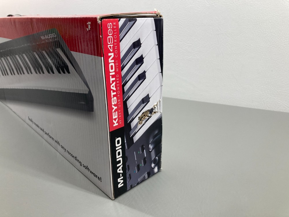M-Audio Keystation 49 ES USB MIDI Controller Keyboard Black NEW