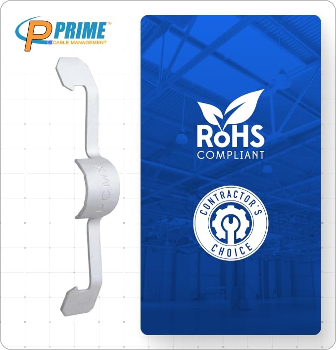 Conduit Cable Support Clip to Ceiling Wire, Threaded Rod & Flanges. Heavy Dut...