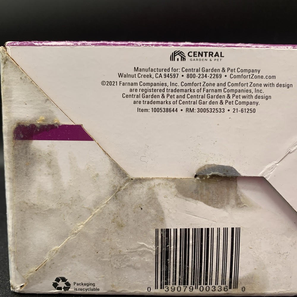 COMFORT ZONE 6 Pack MultiCat Diffuser Refills Cat Calming Pheromones