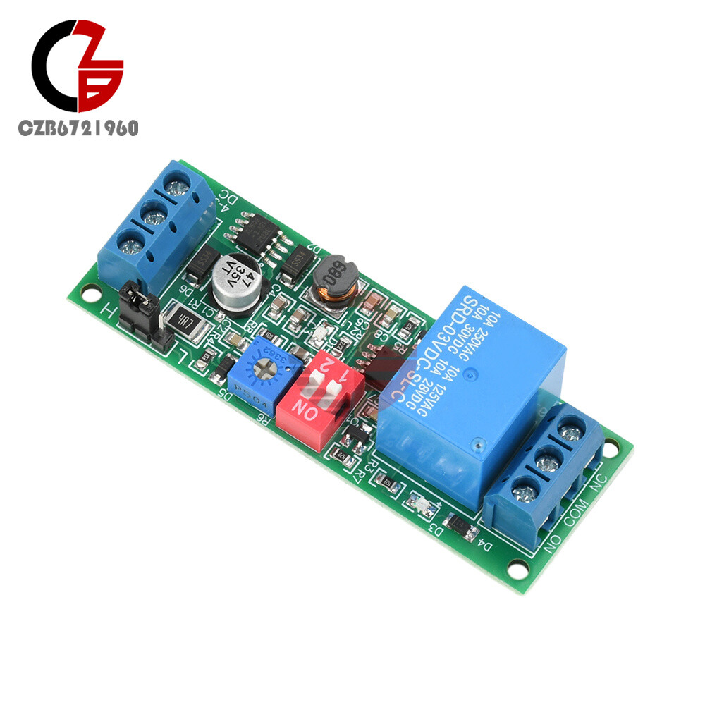 DC4-30V Power Adjustable Delay Relay Timer Control Module Trigger Delay Switch
