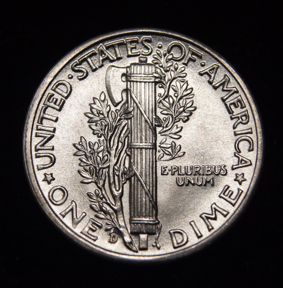 1943-D Mercury Dime MS++++++FSB