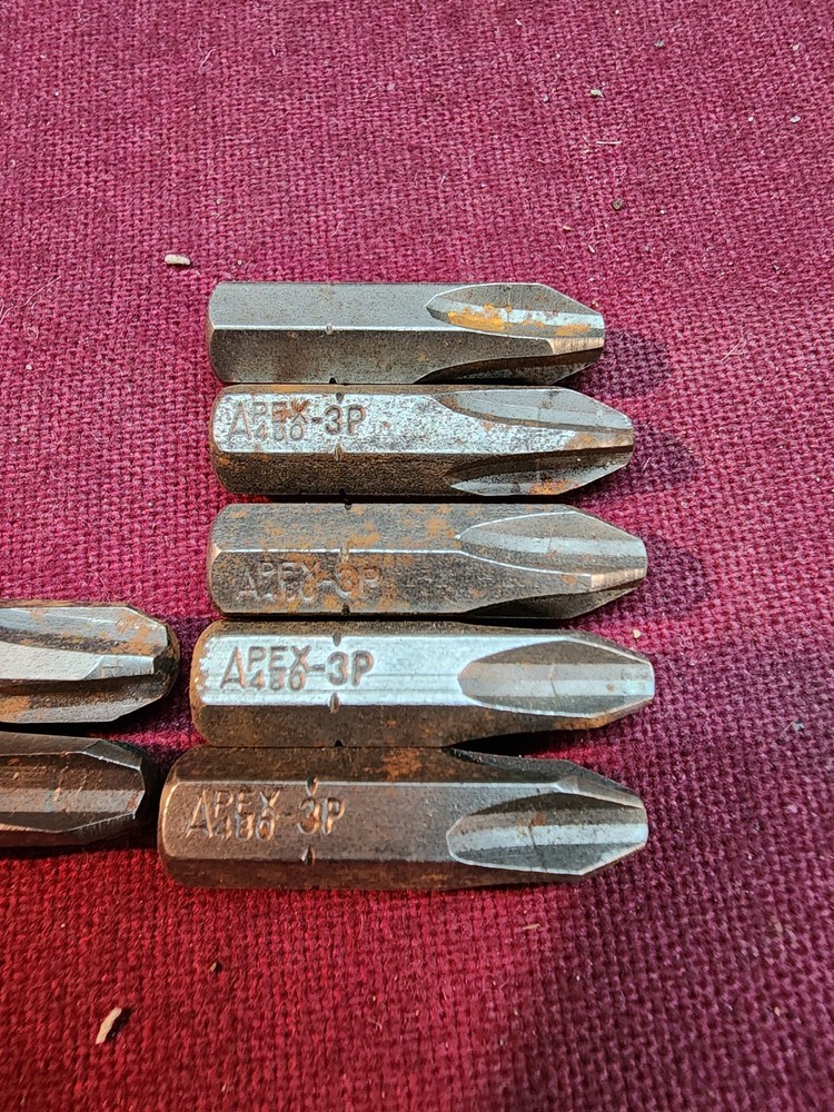 Apex 480 Hex Insert Bits Phillips #1,2,3,4 (16pcs)