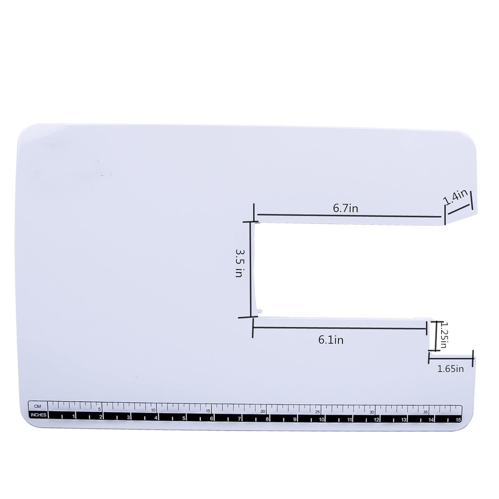 Sewing Machine Extension Table Compatible with 2685A Sewing Machine, White