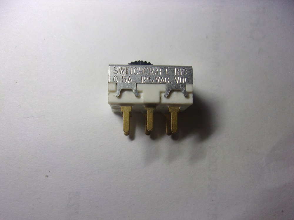 Switchcraft Slide Switch 0.5A 125VAC VDC