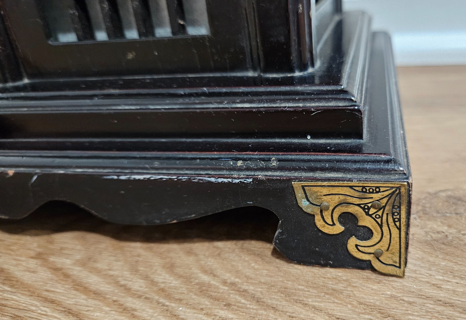 Vintage Asian 2 Bulb Setting Lamp – Buddhist Temple Japanese Shrine Pagoda WORKS