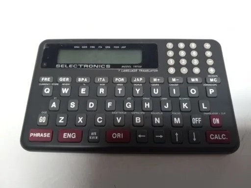 Selectronics 7 Language Translator Pocket Size Used Works