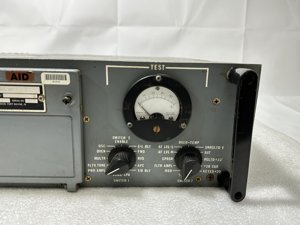 Vintage ITT Aerospace Optical Model 3201-2 - Solid State VHF Exciter - UNTESTED