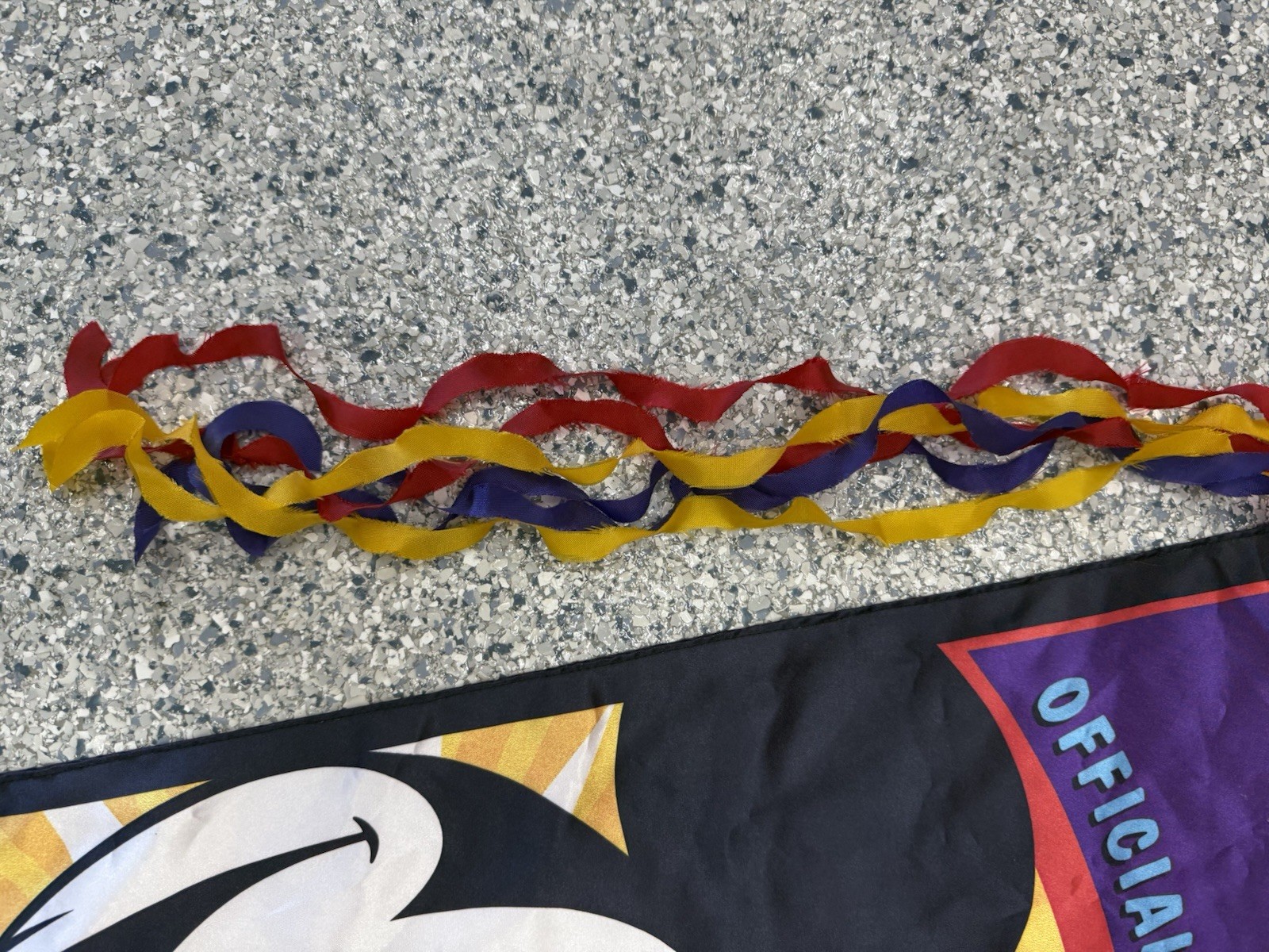 Disneyana Convention 90’s Large Flag Pennant Banner Prop 27”x 39” Conventionear