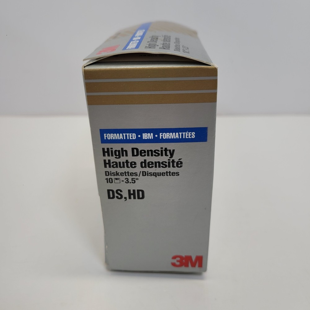 6 3M 3.5" DS HD Diskettes Open Box Unused