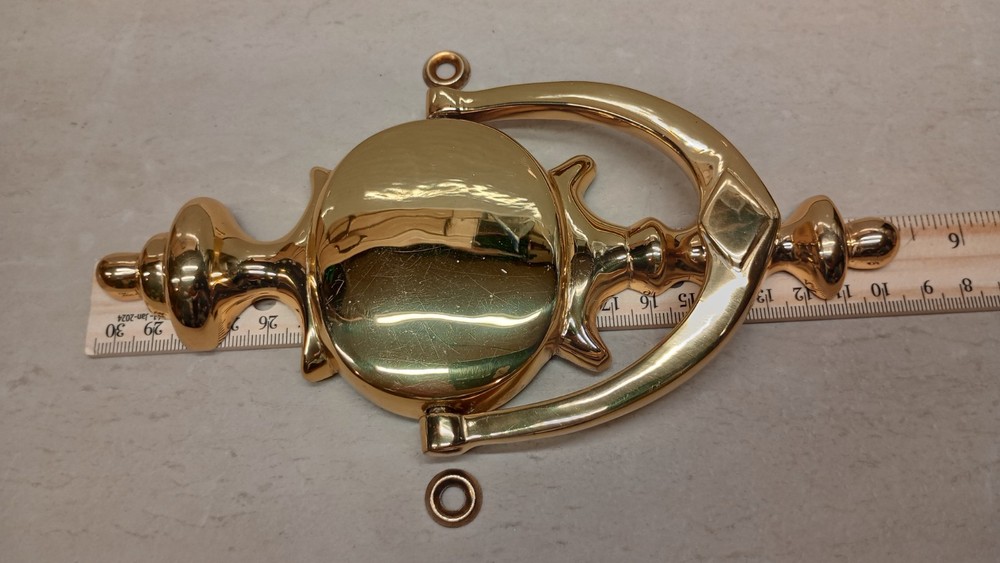 Solid Brass Colonial Style Door Knocker, N.O.S.