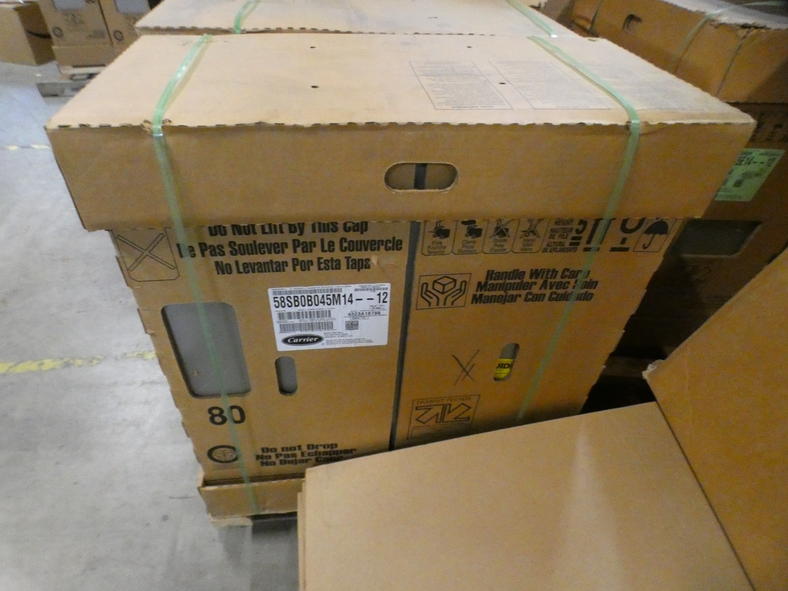 New Carrier Comfort 58SB0B045M14--12 80% AFUE 45000 BTUH Multi-Speed Gas Furnace