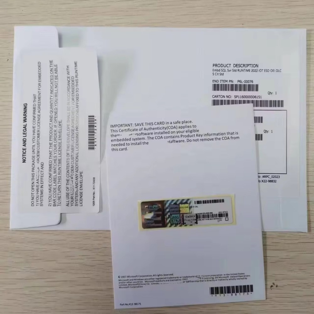 Microsoft SQL Server 2022 Standard 16 Core License unlimited User CALs PRE-ORDER