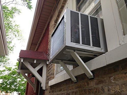 ALPINE HARDWARE Universal Window AC Support - Air Conditioner Bracket - Support