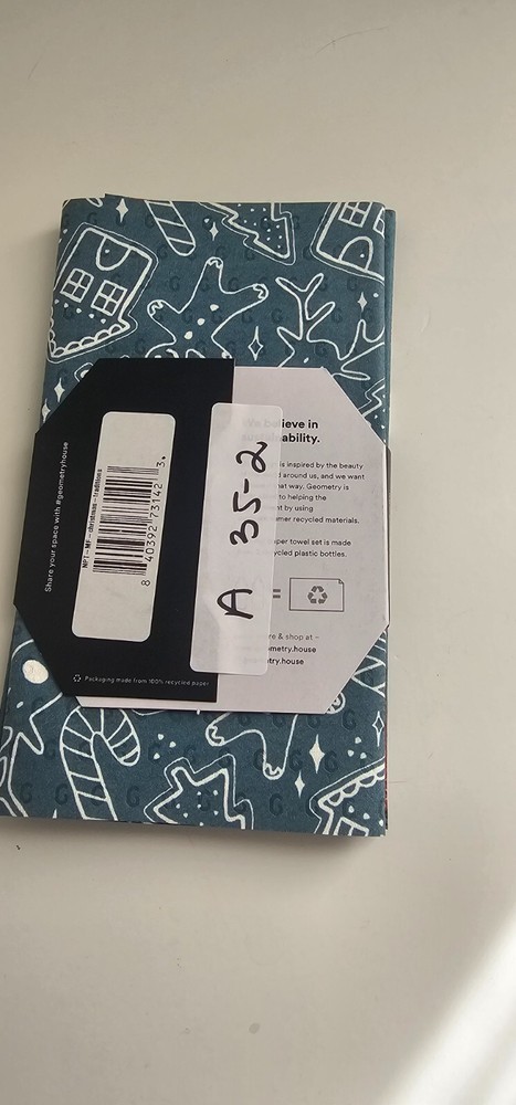 Geometry Not Paper Towel NWT