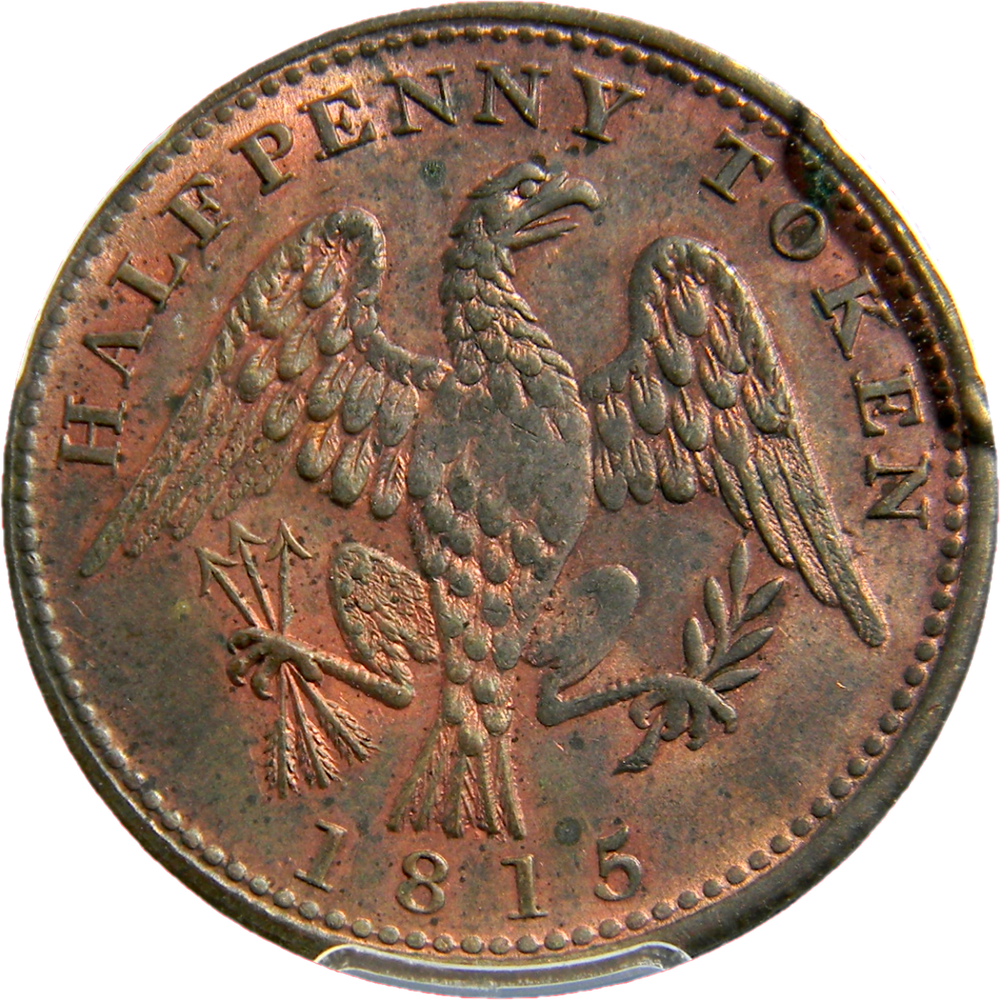 1815 Lower Canada Half Penny Token PCGS MS 62 (06-11)