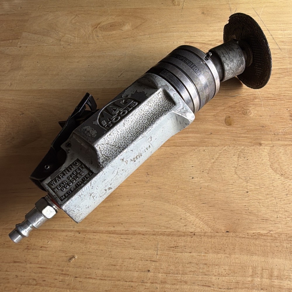 Mac Tools 3" Air Pneumatic Grinder Cut Off Tool Flex Adjustable Head AMT300 READ