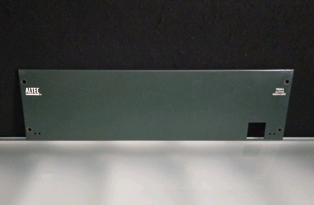 Altec 9860A Active Equalizer Front Panel