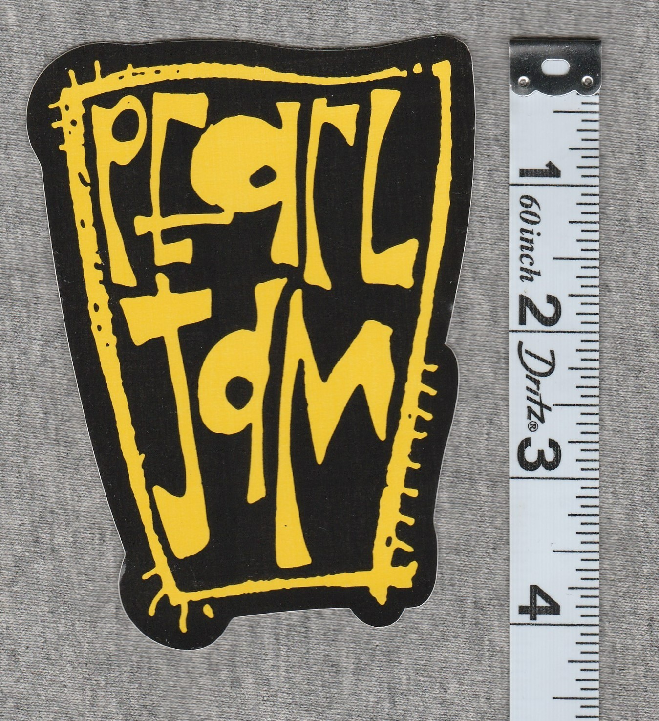 Pearl Jam Sticker 2023 Throwback Old School Gear Case Logo Vault 10 Ten Club PJ
