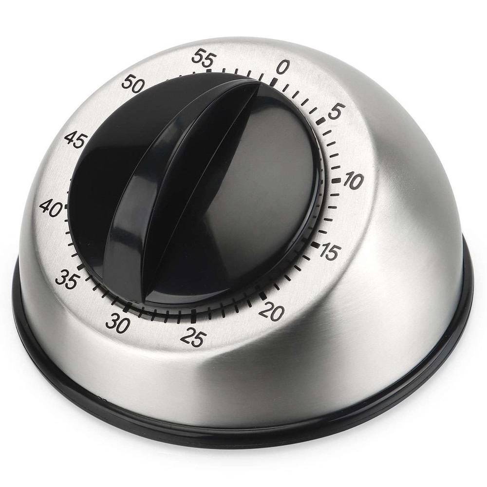 Long Ring Bell Alarm Loud 60-Minute Kitchen Cooking Wind Up Timer Mechanical