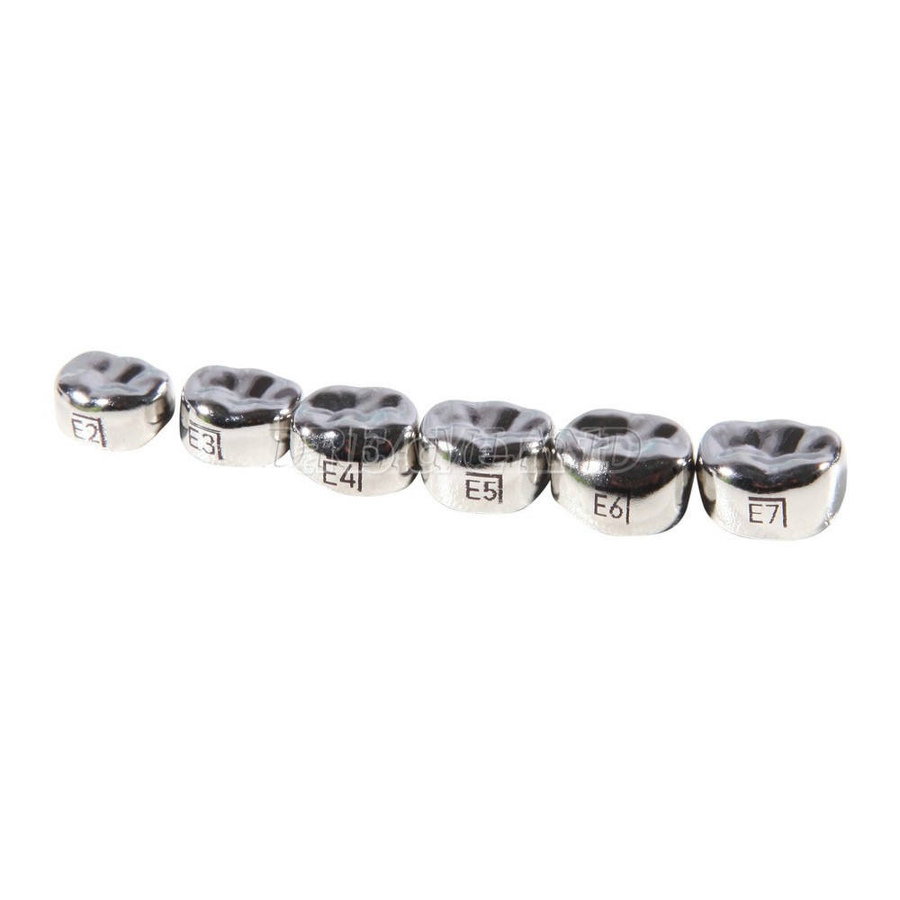 48 ASSORTED PRIMARY MOLAR STAINLESS STEEL CROWNS - COMPLETE KIT